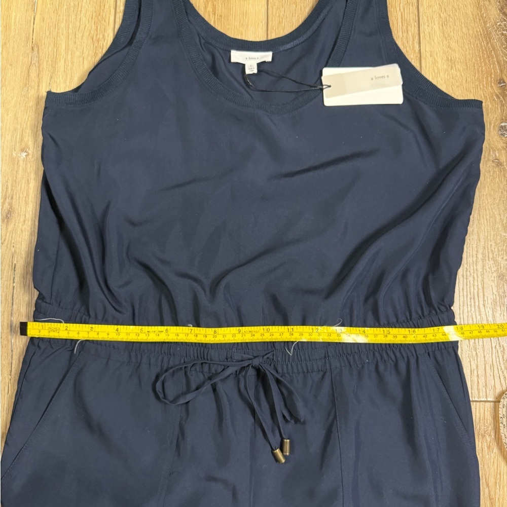 A Loves A Navy Jogger Women’s Size Large Jumpsuit NWT 🔥 - Picture 9 of 13